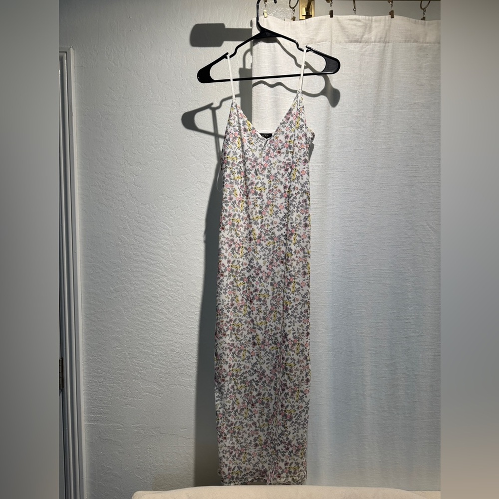 AFRM Floral Spaghetti Strap Midi Dress (Women’s M)